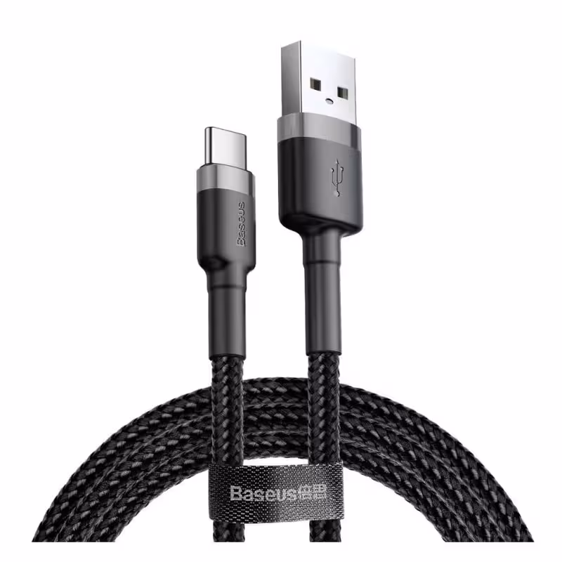 کابل تبدیل USB به USB-C باسئوس مدل CAFULE CATKLF-BG1 طول 1 متر