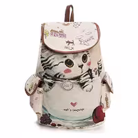 کوله پشتی سه بعدی با طرح گربه COOLBABY Leisure 3D Canvas Backpack Cute Cat