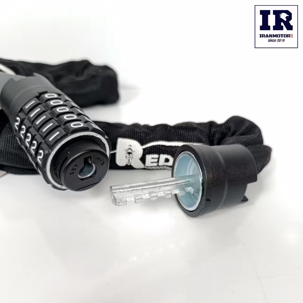 قفل زنجیری موتورسیکلت رمز دار مدل ردلاین کد RE870