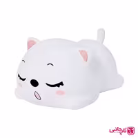 چراغ خواب سیلیکونی طرح گربه خوابیده