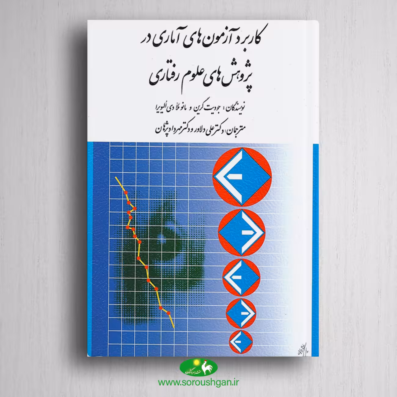 کتاب کاربرد آزمون های آماری در پژوهش های علوم رفتاری اثرجودیت گرین ترجمه علی دلاور
