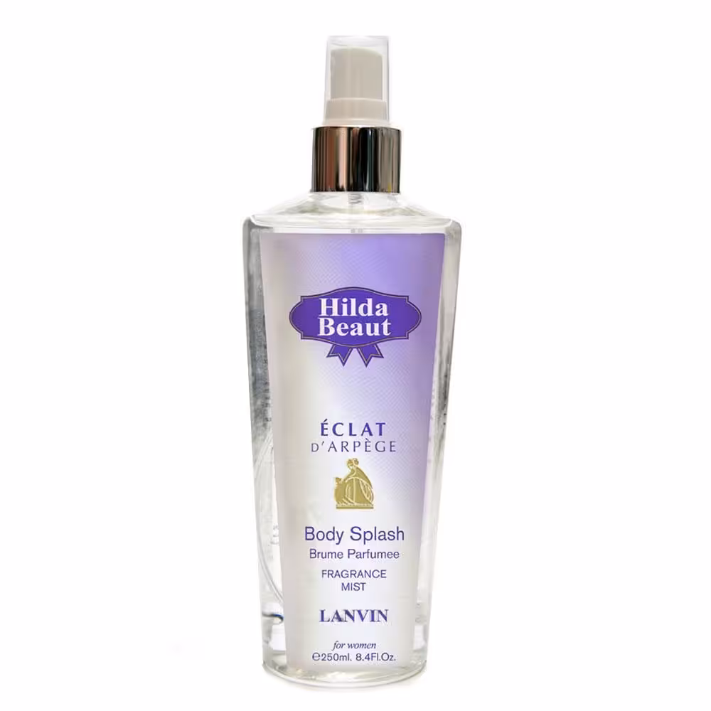 بادی اسپلش هیلدا بیوت لانوین اکلت Hilda Beaut Lanvin Eclat Body Splash حجم 250 میلی لیتر