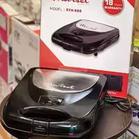 ساندویچ ساز مارسل 4 خونه صفحه گرانیتی مدل STH888