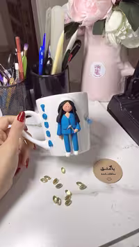 ماگ دکتر جراحی خمیری برجسته