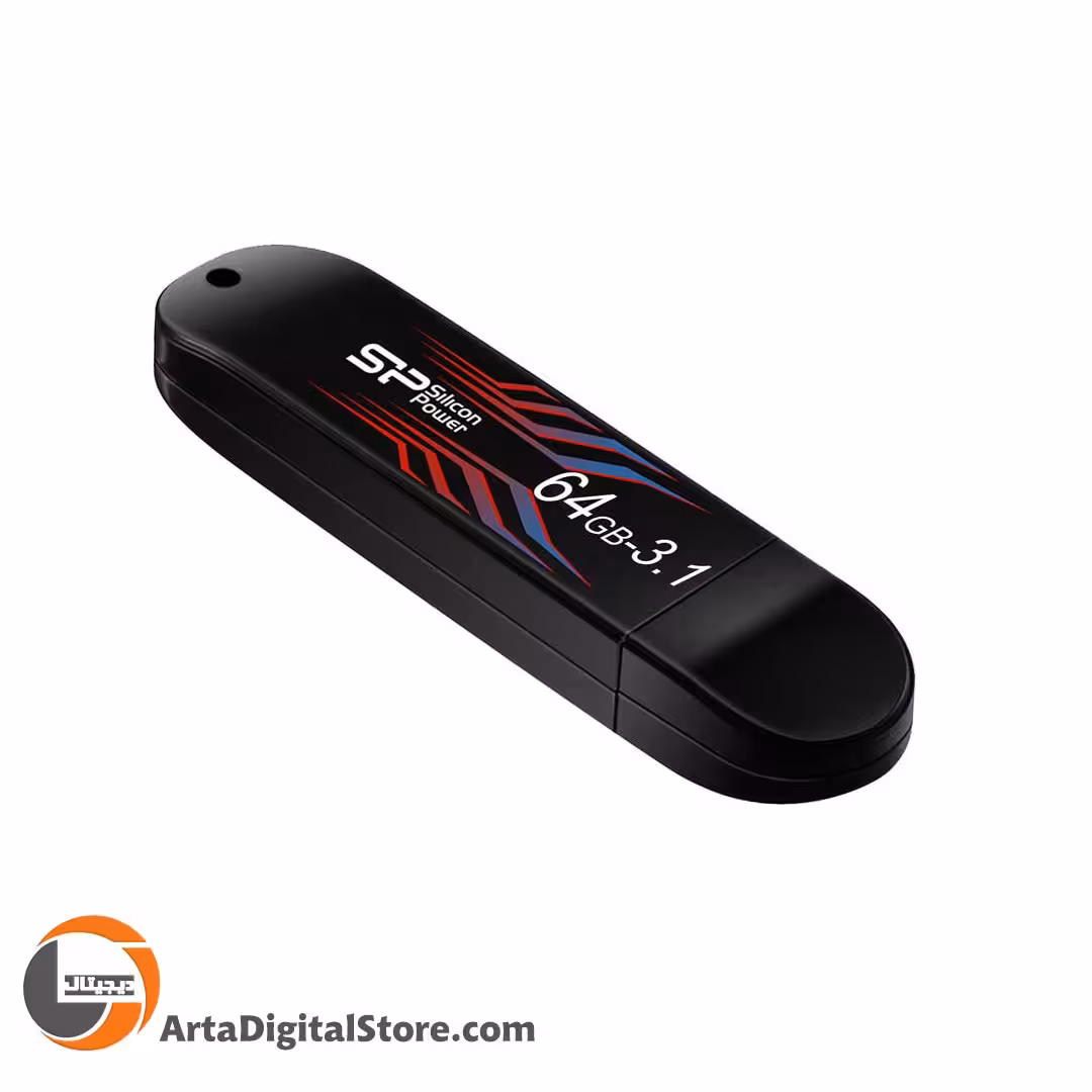 فلش مموری Flash Memory Silicon Power Blaze B10 USB 3.2 64GB Black