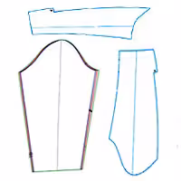 پک کامل الگوی آستین