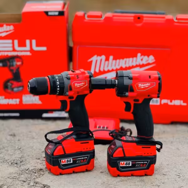 ست دریل و بکس شارژی میلواکی مدل SET2-88V