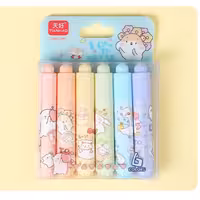 هایلایتر 6 تایی طرح کیوت