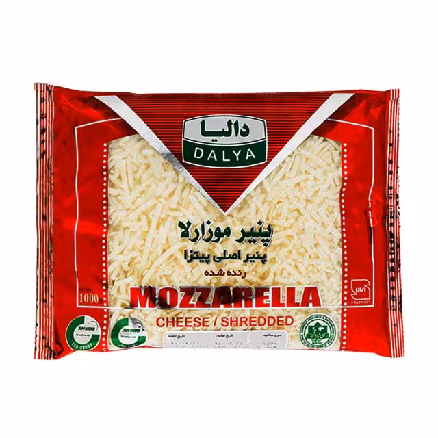 پنیر موزارلا رنده شده دالیا 1000 گرمی