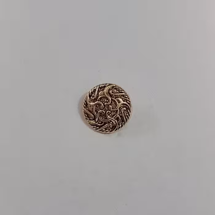 دکمه طلایی فلزی مجلسی سایز متوسط مناسب مانتو وکت و ...