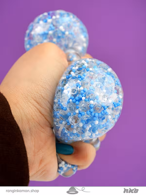 فیجت دونه برفی شفاف Snowflake fidget