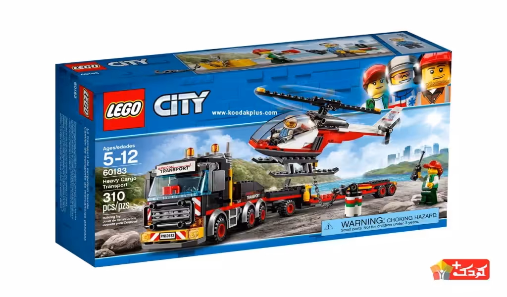 لگو هلیکوپتر و تریلی City مدل LEGO-60183