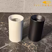 چراغ استوانه‌ای سقفی روکار هالوژنی لامپ‌خور SPN کد LS-M051