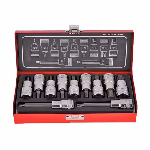 ست آلن بکسی ستاره ای توسن 11 پارچه 1/2 اینچ مدل T1253-11T