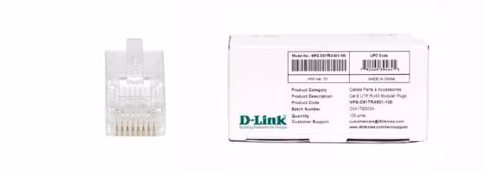 سوکت شبکه دی لینک RJ45 CAT6 UTP