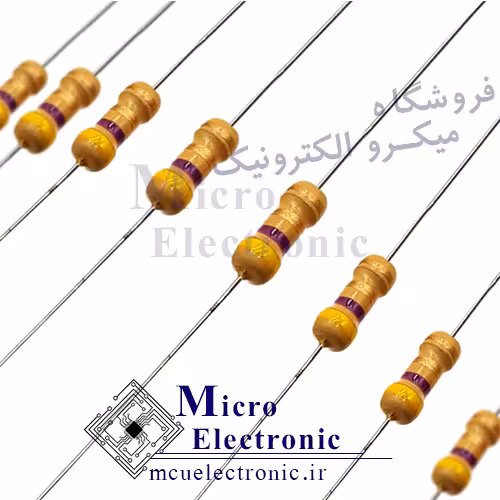 مقاومت  4٫7 اهم 1/4 وات بسته ی 50 عددی