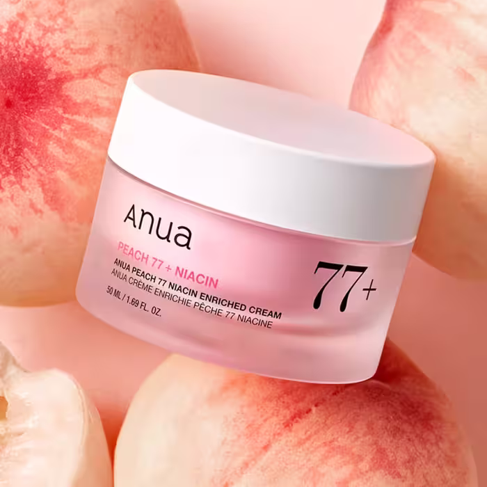 کرم آبرسان و تغذیه کننده نیاسینامید هلو آنوا ANUA Peach 77% Niacin Enriched Cream 50ml