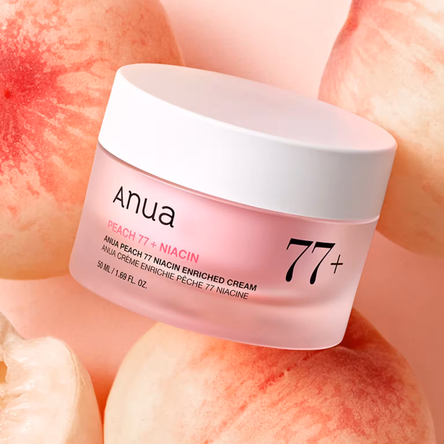 کرم آبرسان و تغذیه کننده نیاسینامید هلو آنوا ANUA Peach 77% Niacin Enriched Cream 50ml