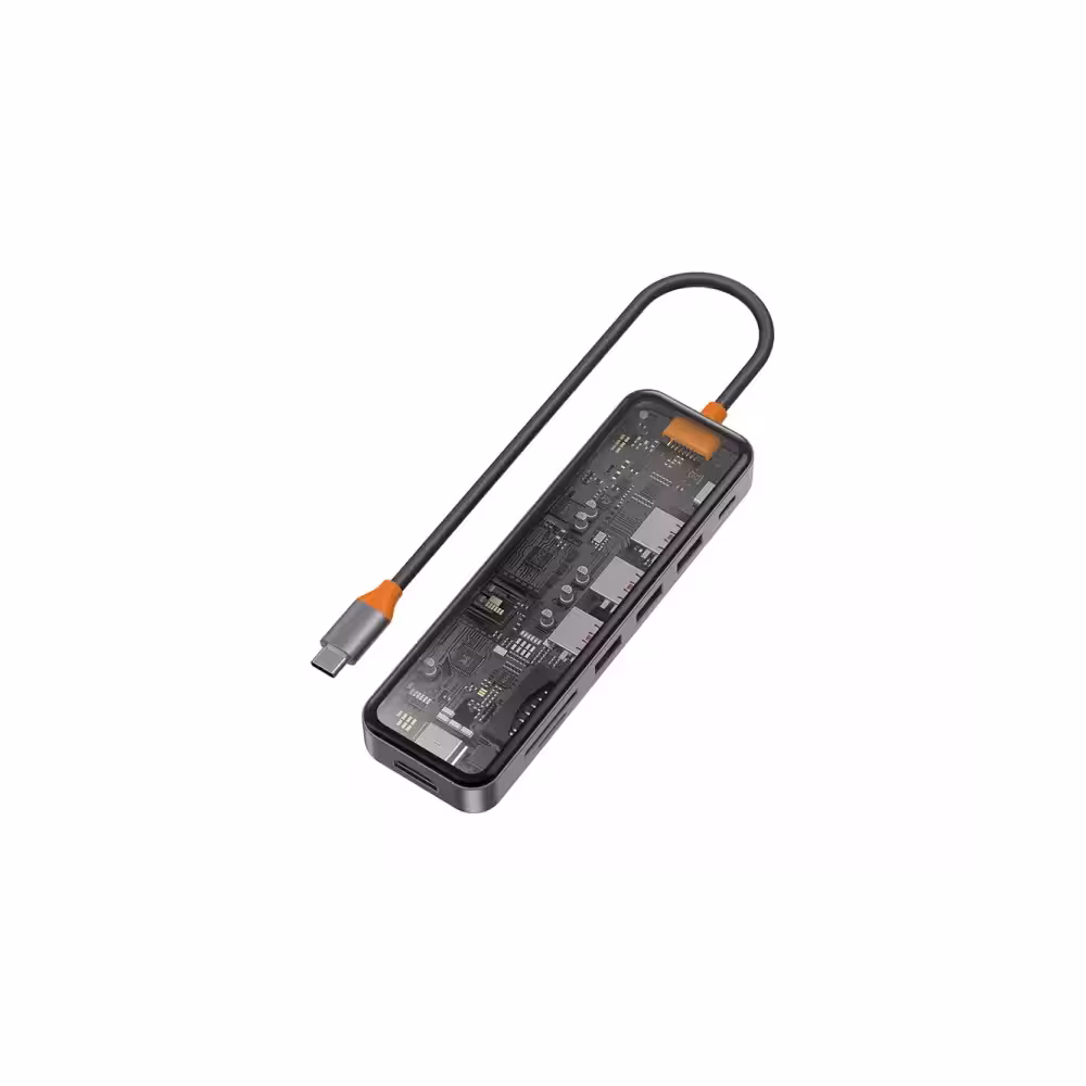 هاب آداپتور تایپ سی 7 در 1 ویوو Wiwu Cyber Type-C HUB 7in1 CB007