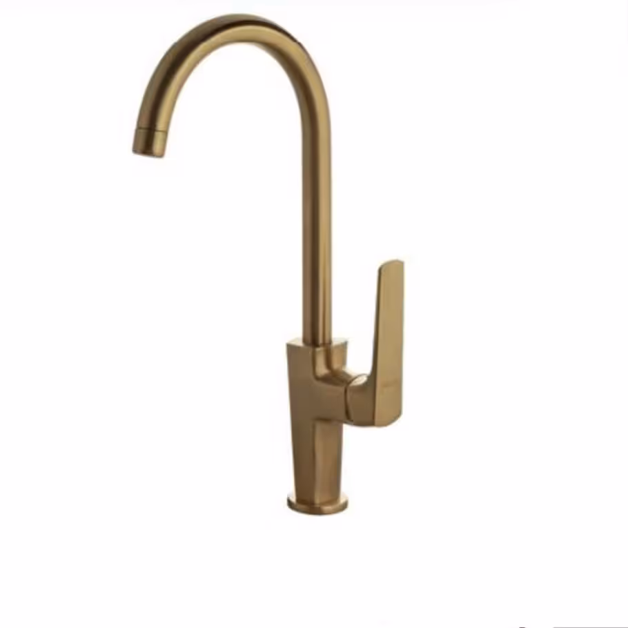 شیر سینک البرز روز مدل آلپاین طلایی مات