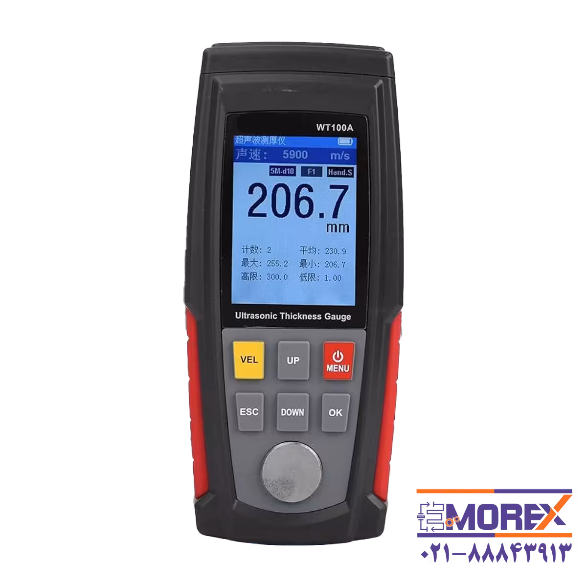 ضخامت سنج اولتراسونیک وینتکت | WINTACT مدل WT100A