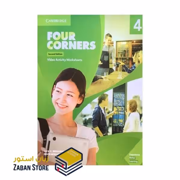 Four Corners 4 Video Activity Worksheets Second Edition کتاب فیلم فور کورنرز چهار ویرایش دوم