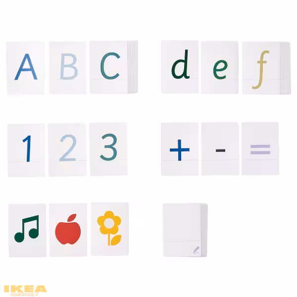 کارت حروف و اعداد و علائم مدل UNDERHÅLLA | برند ایکیا | ارسال 15 الی 20 روز کاری