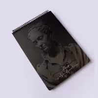 دفتر طراحی آ4 سیم از بالا سری Roman دات نوت (dotnote)