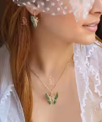 💍نیم ست جواهری آمورف (N_4046)