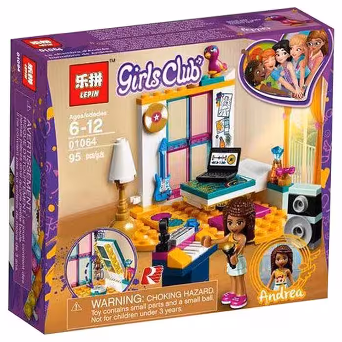 لگو فرندز اتاق خواب آندریا