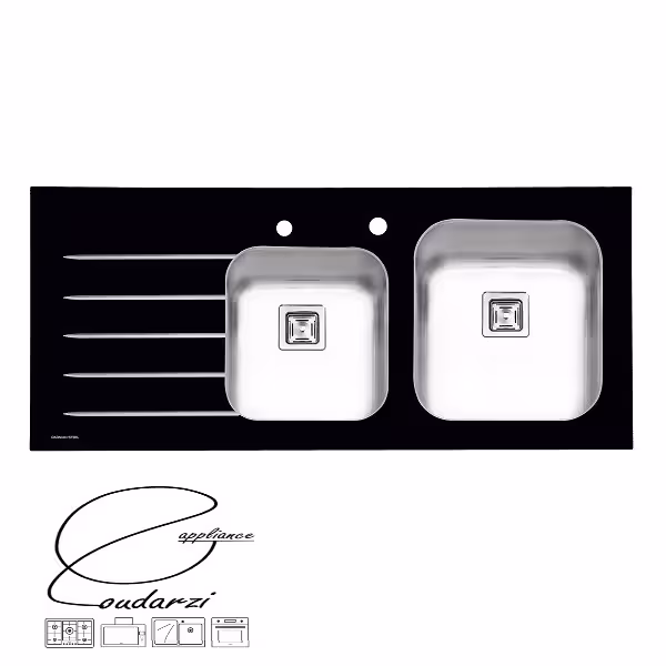 سینک پرنیان استیل مدل PS4104 توکار