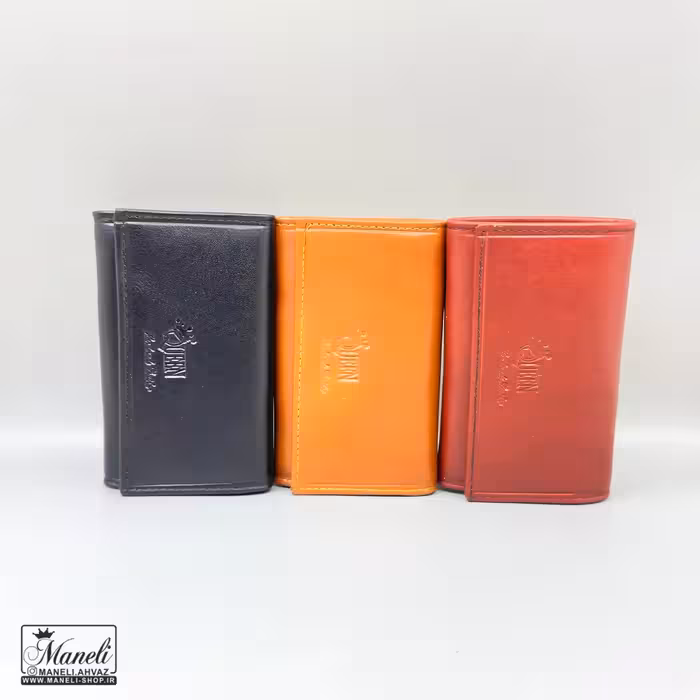 کیف جاکلیدی و جاکارتی چرم طبیعی | مشکی ، عسلی ، قرمز 140310111