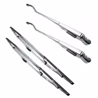 تیغه و بازویی برف پاک کن خودرو مدل استیل کد DOUL-ST مناسب برای پژو 405 بسته 4 عددی | کالا مکس