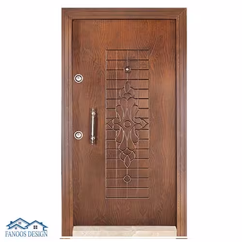 درب ضد سرقت CNC رویه راش کد 1266