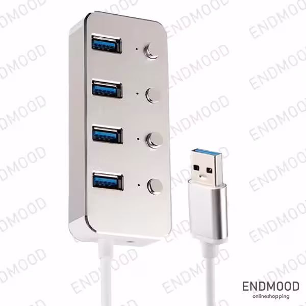 هاب 4 پورت USB 3.0 کی نت مدل K-HUAMH504