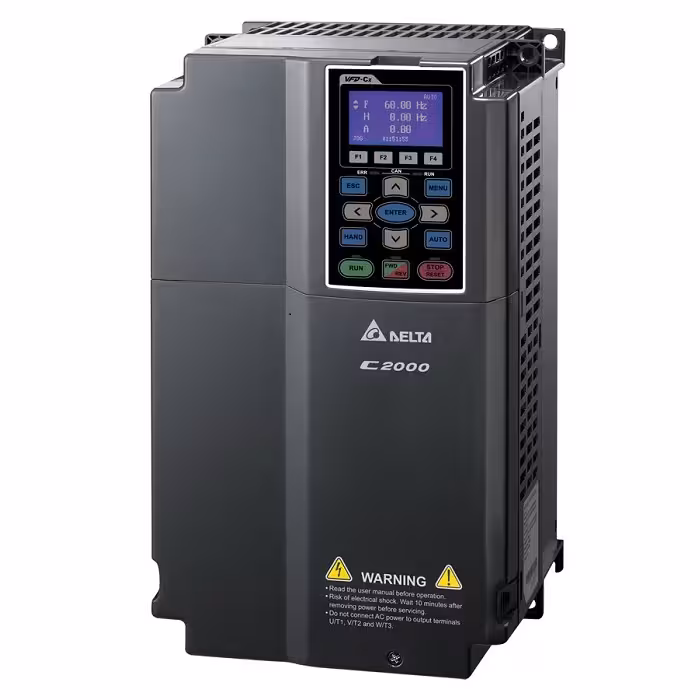 درایو VFD185C43A-21 سه فاز 380 سری C2000 توان 18/5 کیلووات دلتا