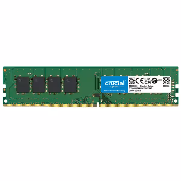 رم کامپیوتر کروشیال مدل Crucial 16GB UDIMM DDR4 3200 CL22 CT16