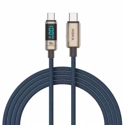 کابل تبدیل USB-C به USB-C هیسکا مدل LX-20CC طول 1 متر