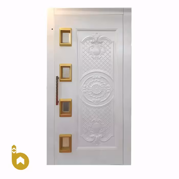 درب لولایی آسانسور | طرح الماس |