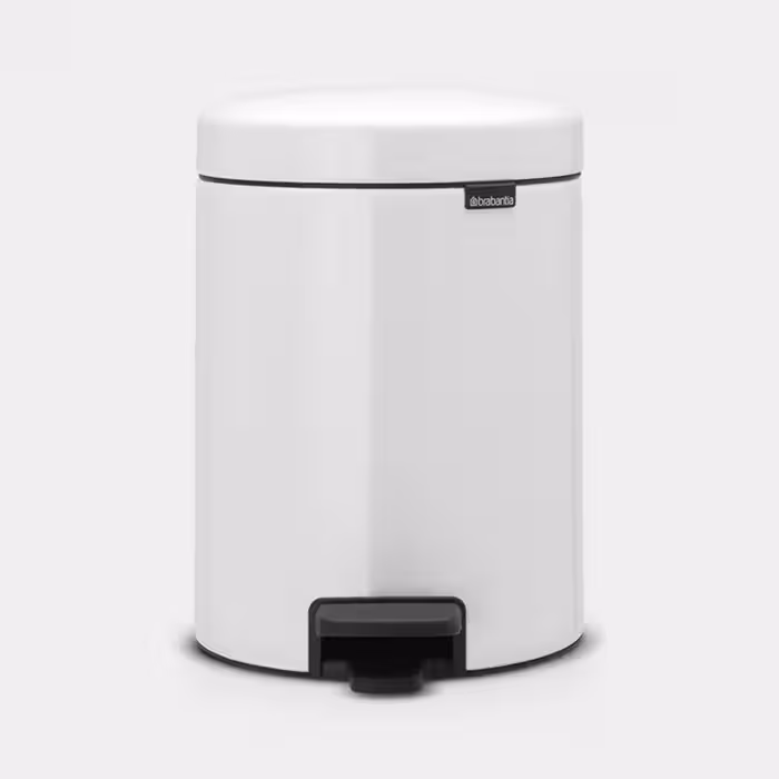 سطل زباله 5 لیتر سفید برابانتیا | Brabantia NEWICON PEDAL BIN