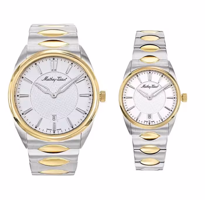 ساعت مچی متی تیسوت ست زنانه و مردانه مدل MATHEY TISSOT D791BI H791BI