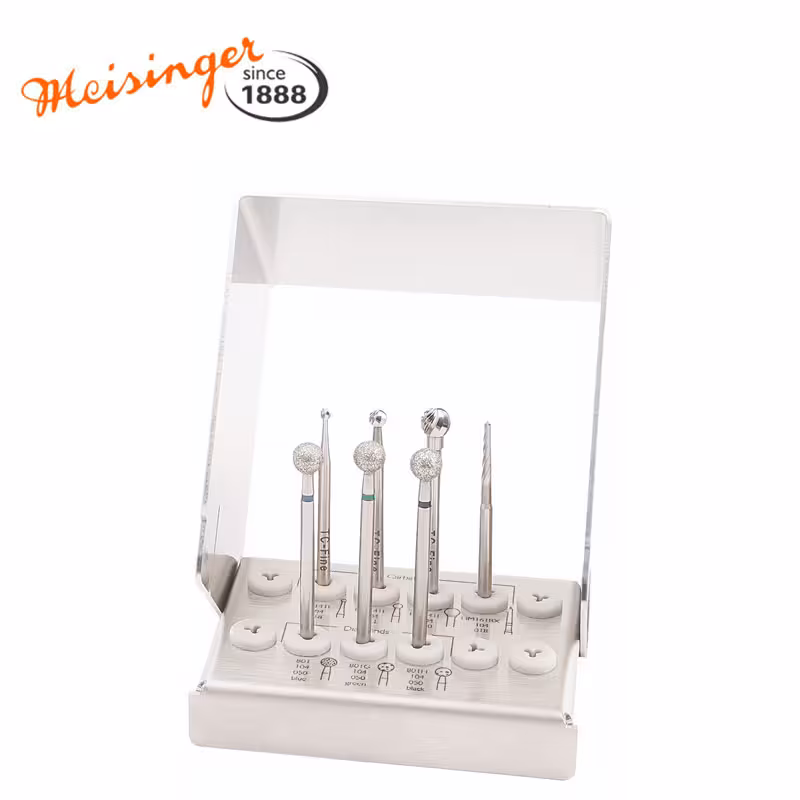 کیت فرز جراحی  MEISINGER – Surgical Kit No.1 carbide And diamond