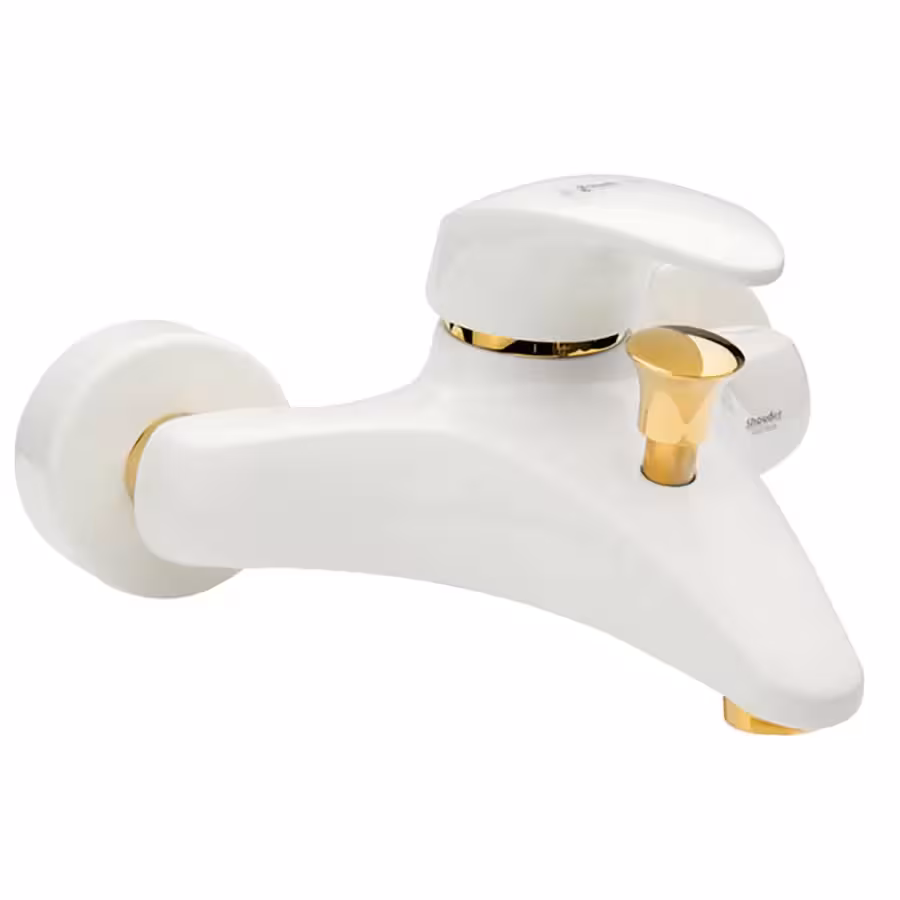 شیر حمام شودر مدل سنیور شیری طلا