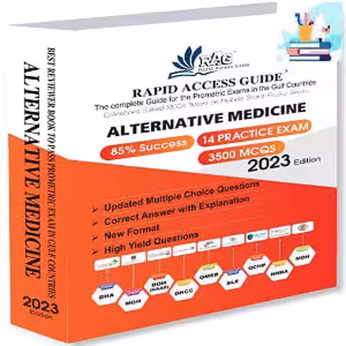 Alternative Medicine Exam Book Prometric Questions MCQ 2023