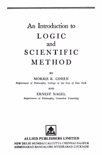خرید و دانلود نسخه کامل کتاب An Introduction to Logic and Scientific Method