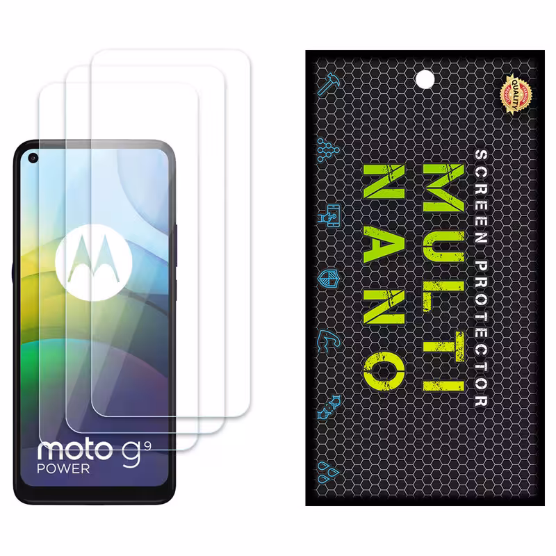 محافظ صفحه نمایش مولتی نانو مدل X-S3N مناسب برای گوشی موبایل موتورولا Moto G9 Power بسته سه عددی | کالا برتری