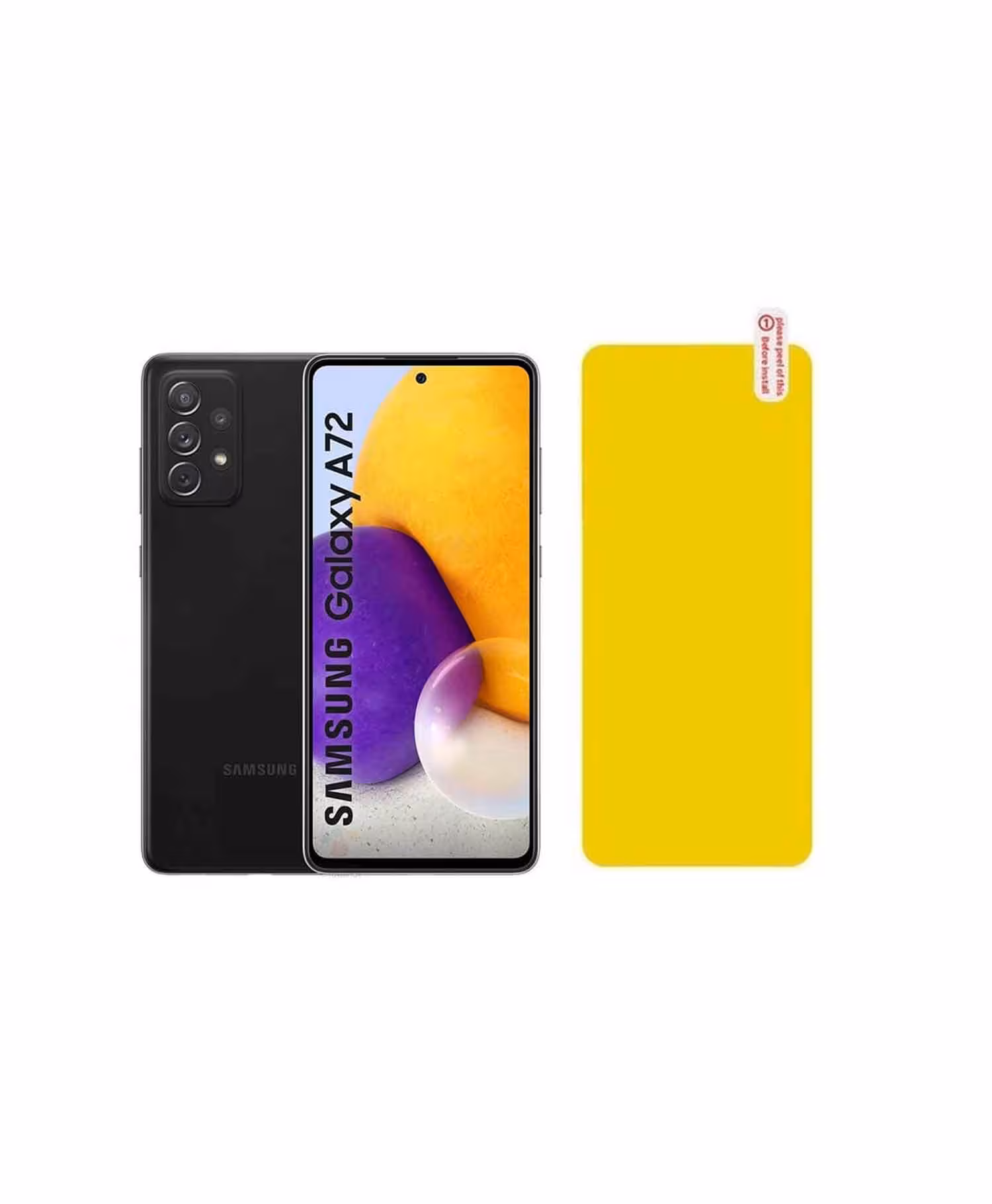 برچسب پشت شفاف موبایل سامسونگ Samsung A72