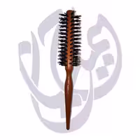 برس گرد چوبی مویی وکتوری (برس پیچ)