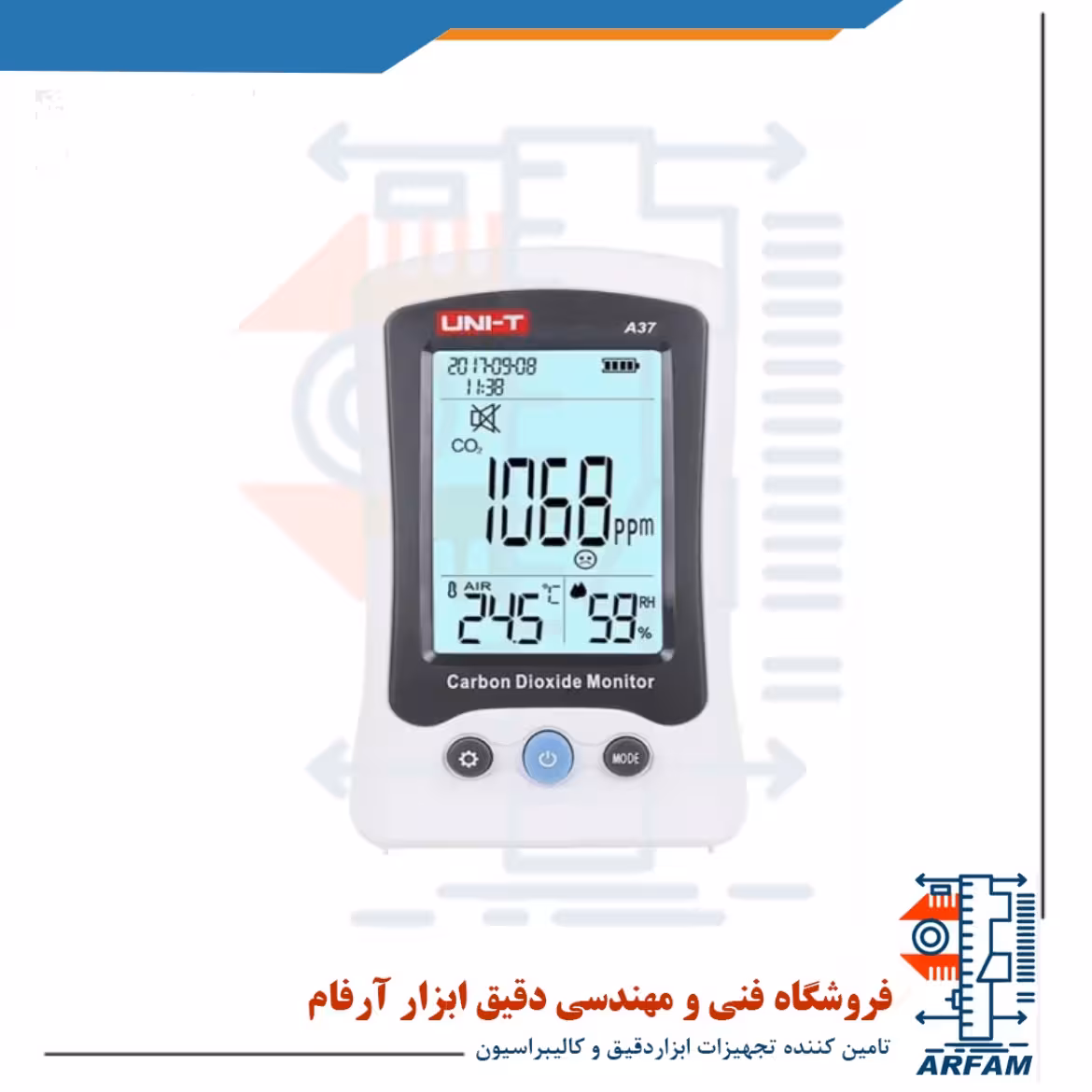 آنالایزر گاز دی اکسید کربن یونیتی مدل UT-A37