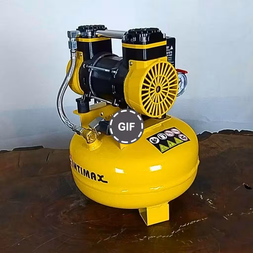 کمپرسور 15 لیتر بی صدا(سایلنت) ایستاده اینتیمکس مدل 13707